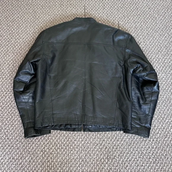 Vintage Wilda USA Leather Jacket Moto Biker Men’s XL Padding